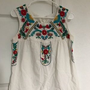 Cute embroidered top.